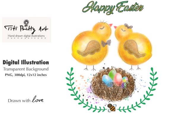 Download Happy Easter Chicks Graphics PNG - Png Collection