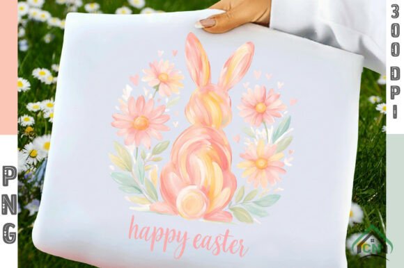 Download Happy Easter Png, Boho Floral Easter Png - Png Collection