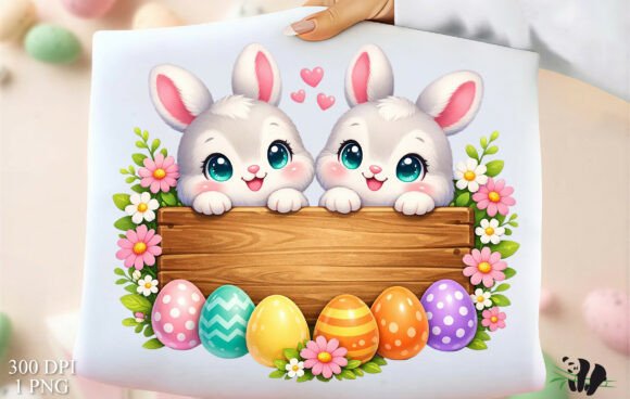 Download Cute Easter Bunnies PNG - Png Collection