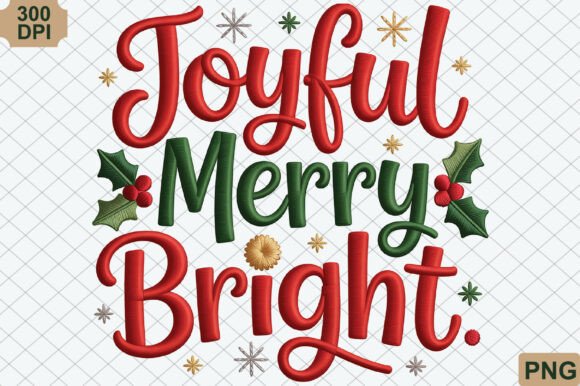 Download Joyful Merry Bright, Christmas PNG - Png Collection