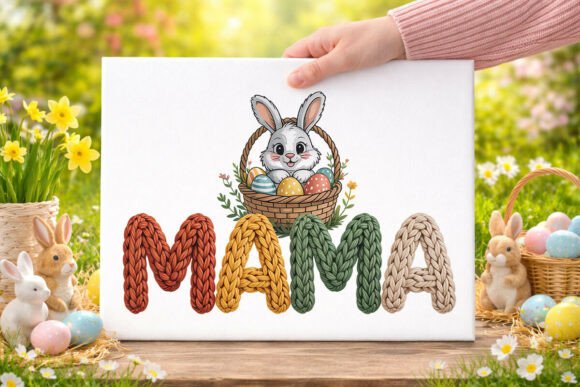 Download Easter Faux Crochet Mama PNG - Png Collection