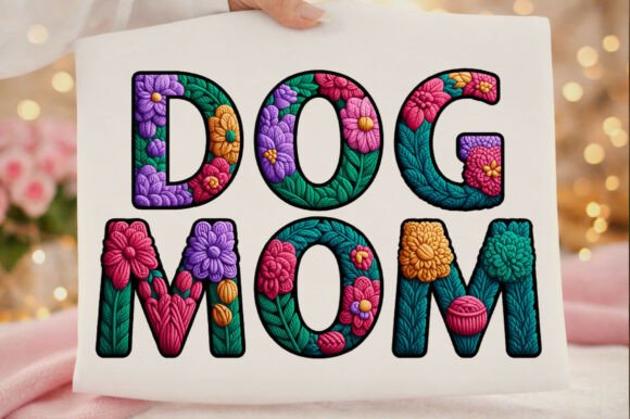 Download Floral Dog Mom Mama Mother's Day Png - Png Collection