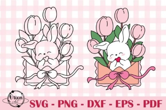 Download Cute Bunny SVG PNG Sublimation Clipart - Png Collection