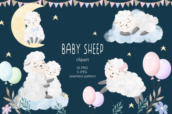 Download Cute Baby Sheep Clipart PNG, Baby Animal - Png Collection