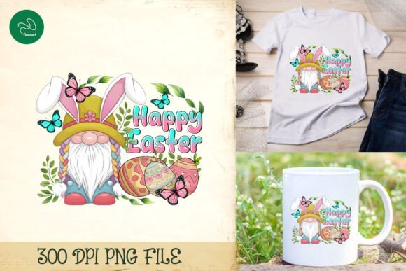 Download Happy Easter Bunny Gnome PNG - Png Collection