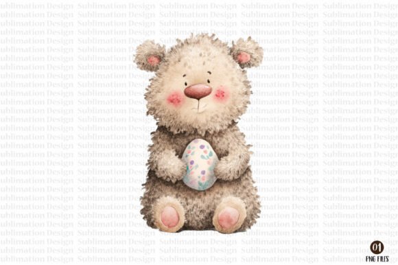Download Whimsical Easter Bunny Lamb Nursery PNG - Png Collection
