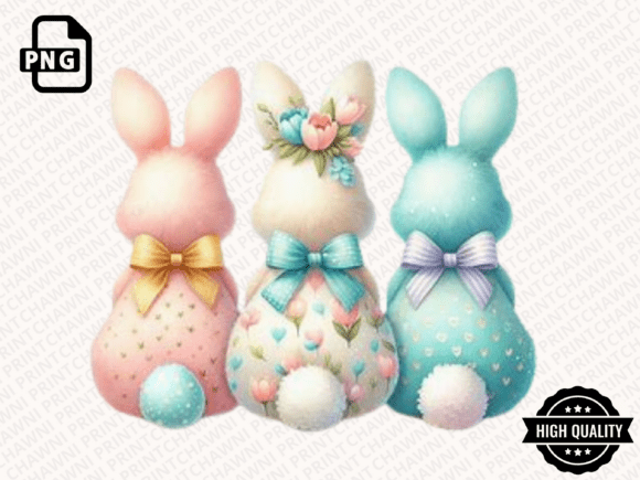 Download Happy Easter PNG Coquette Easter Bunny - Png Collection