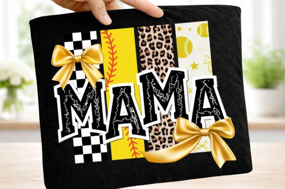 Download Softball Mama Mom Mother's Day Png - Png Collection