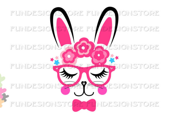 Download Cool Bunny Face Head Design,clipart,PNG - Png Collection