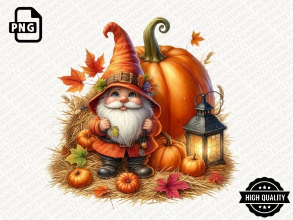 Download Watercolor Halloween Gnome Clipart PNG - Png Collection