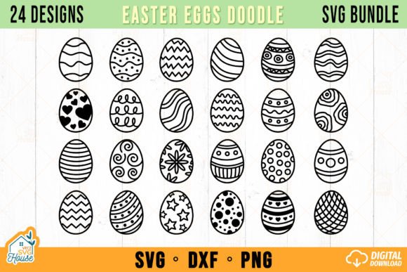Download Happy Easter Eggs SVG Bundle Clipart - Easter eggs svg Collection