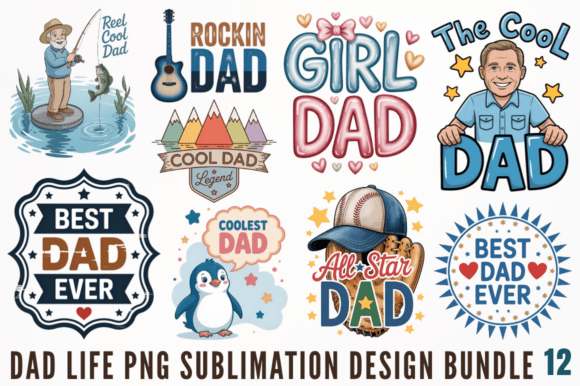 Download Dad Life PNG Sublimation Designs Bundle - Png Collection
