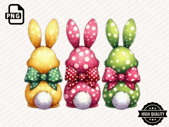 Download Happy Easter PNG Coquette Easter Bunny - Png Collection